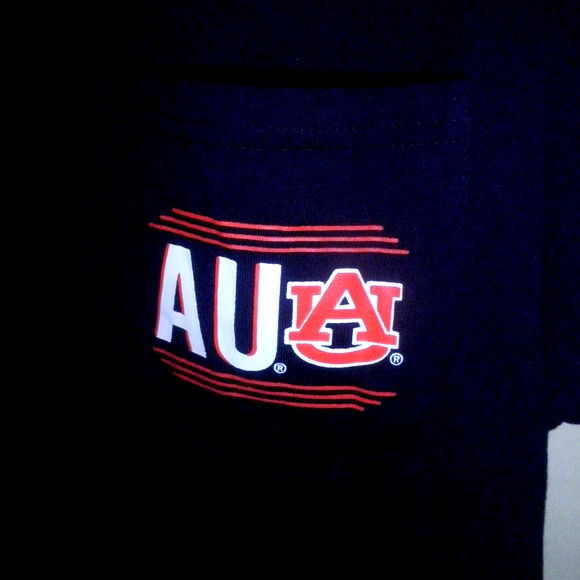 Champion Licensed NCAA Shirt, Auburn University, Founded 1856, Orange and Blue - Picture 3 of 8
